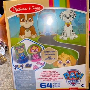 Melissa & Doug Paw Patrol magnetic pretend play 64 pieces NEW